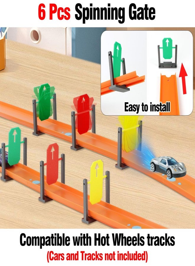 WSBXBB 6 pcs Spinning Gate Compatible with hot Wheel Racetracks (Spinning Gate Only) - Image 2